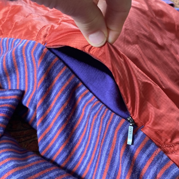 Smartwool Set double propulsion Smartloft jacket merino wool top rust purple M L - Picture 6 of 13